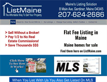 Tablet Screenshot of listmaine.com